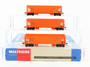 HO Scale Walthers 932-34211 AMTK Amtrak Ballast Hopper (3-Pack)