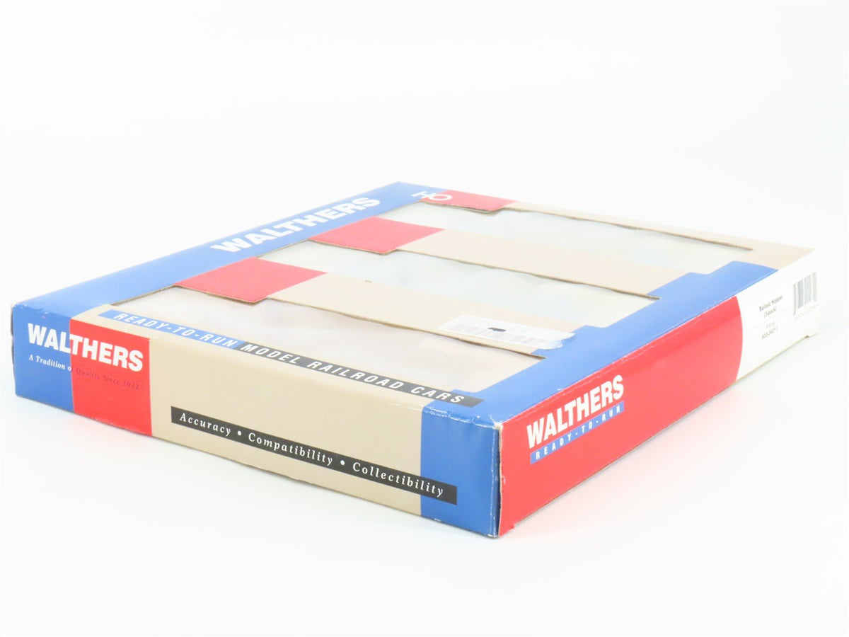 HO Scale Walthers 932-34211 AMTK Amtrak Ballast Hopper (3-Pack)