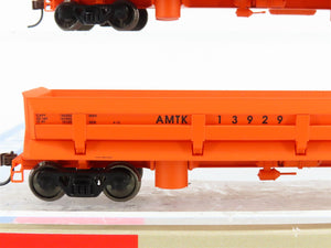 HO Scale Walthers Gold Line 932-37911 AMTK Amtrak Difco Dump Car (3-Pack)