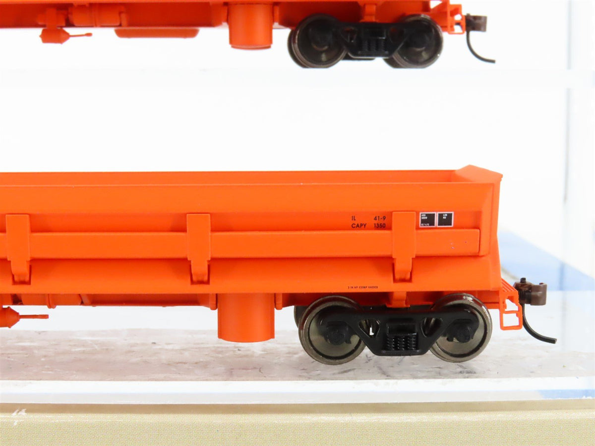 HO Scale Walthers Gold Line 932-37911 AMTK Amtrak Difco Dump Car (3-Pack)