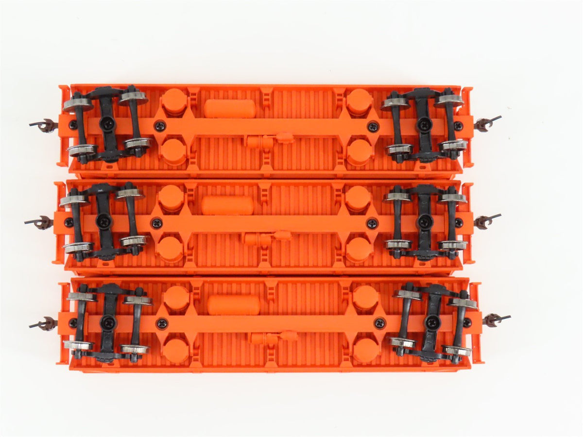 HO Scale Walthers Gold Line 932-37911 AMTK Amtrak Difco Dump Car (3-Pack)