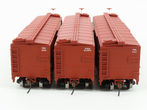 HO Walthers Gold Line 932-9023 PRR (Express Theme) 40' X-29 Box Car (3-Pack)