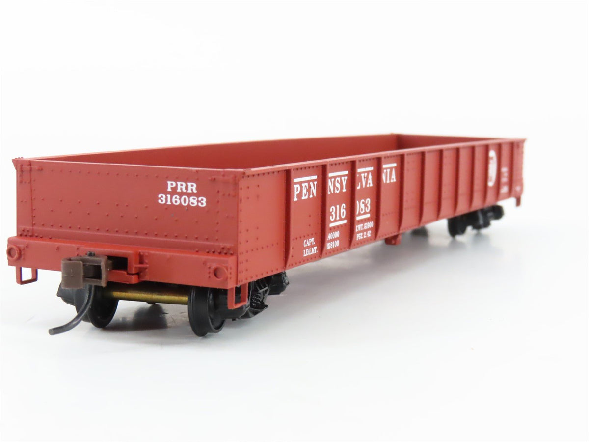 HO Scale Walthers 932-7463 PRR Pennsylvania (Old) 46&#39; USRA Gondola #316083