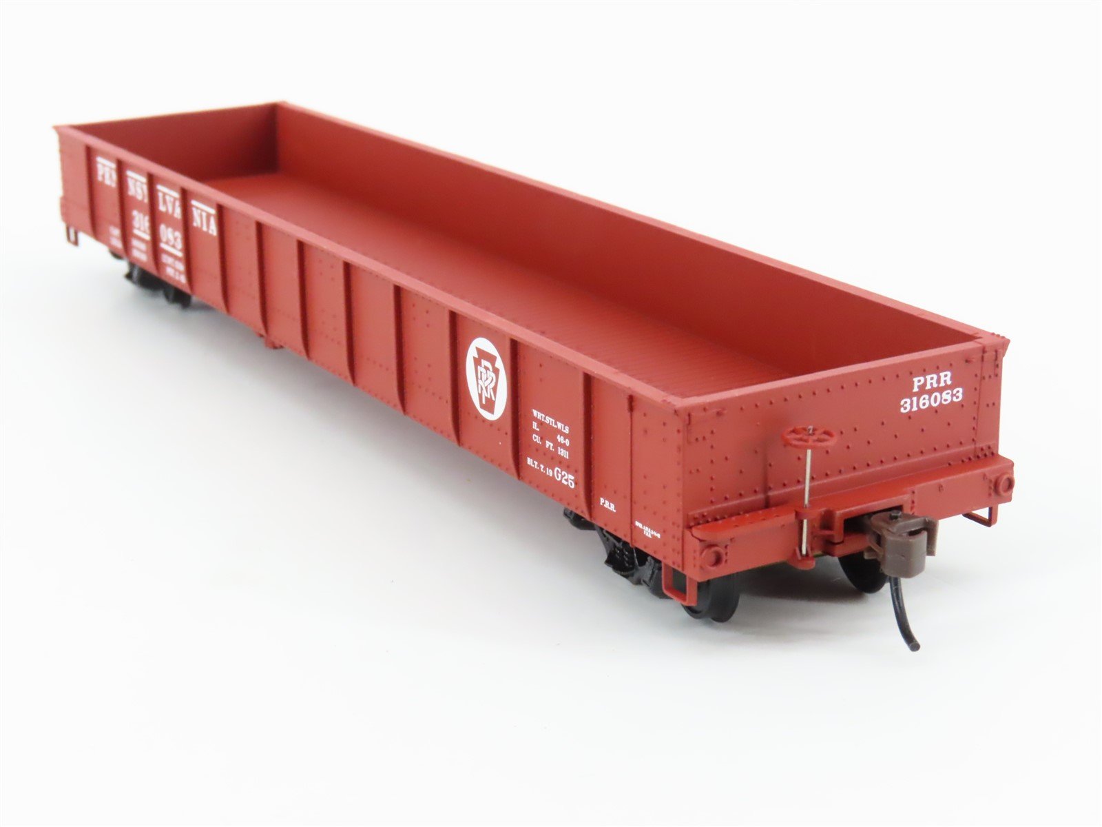 HO Scale Walthers 932-7463 PRR Pennsylvania (Old) 46' USRA Gondola #316083