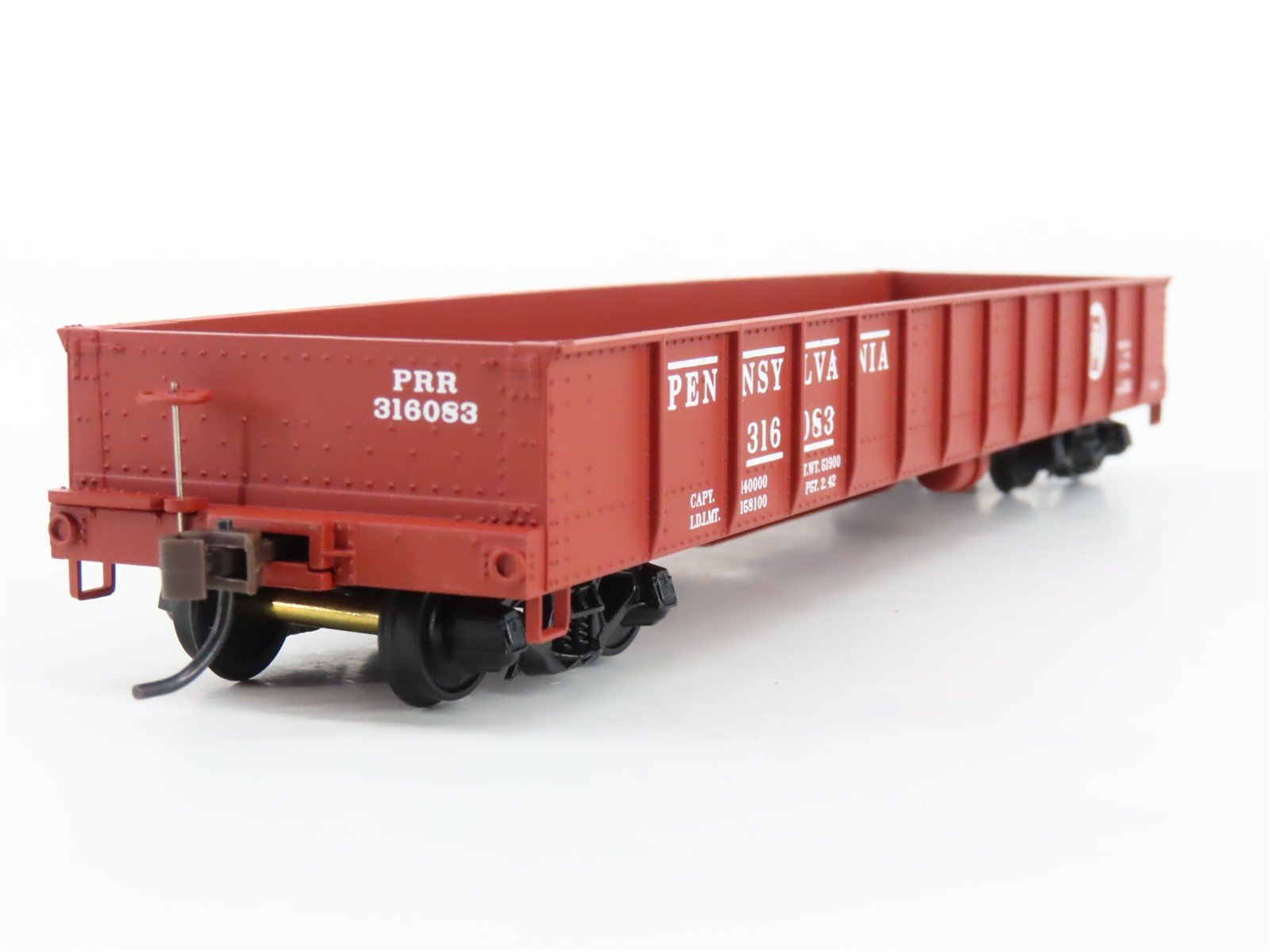 HO Scale Walthers 932-7463 PRR Pennsylvania (Old) 46' USRA Gondola #316083