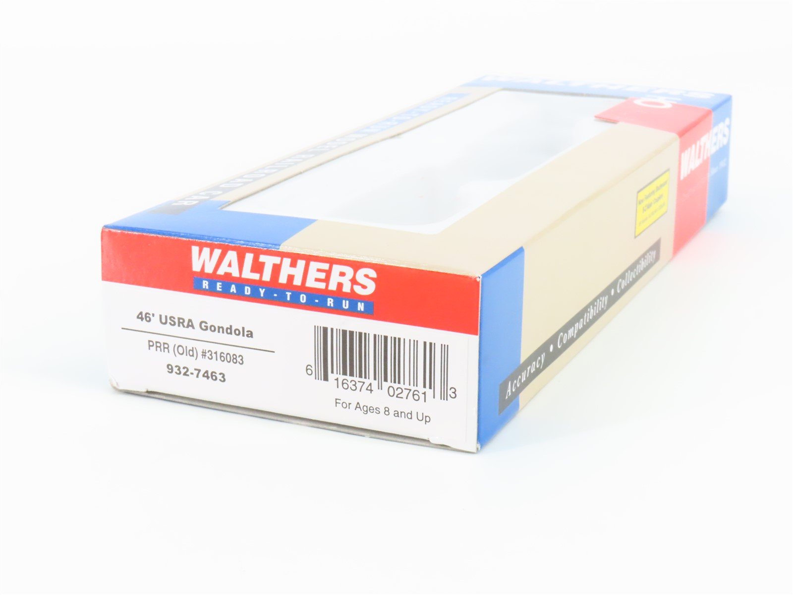 HO Scale Walthers 932-7463 PRR Pennsylvania (Old) 46' USRA Gondola #316083