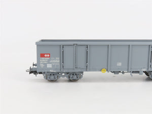 HO Scale Liliput L224404 SBB-CFF Eaos Operating Side Doors Open Freight Wagon