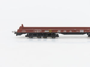 HO Scale Liliput L220011 DB Deutsche Bahn Low Level Flat Car w/ Semi Trailer