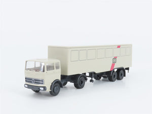 HO Scale Liliput L220011 DB Deutsche Bahn Low Level Flat Car w/ Semi Trailer