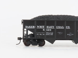 HO Scale Athearn Cooper & Oshtemo 287 BWCC Baker Whitley Coal 2-Bay Hopper #8123