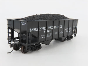 HO Scale Athearn Cooper & Oshtemo 287 BWCC Baker Whitley Coal 2-Bay Hopper #8123