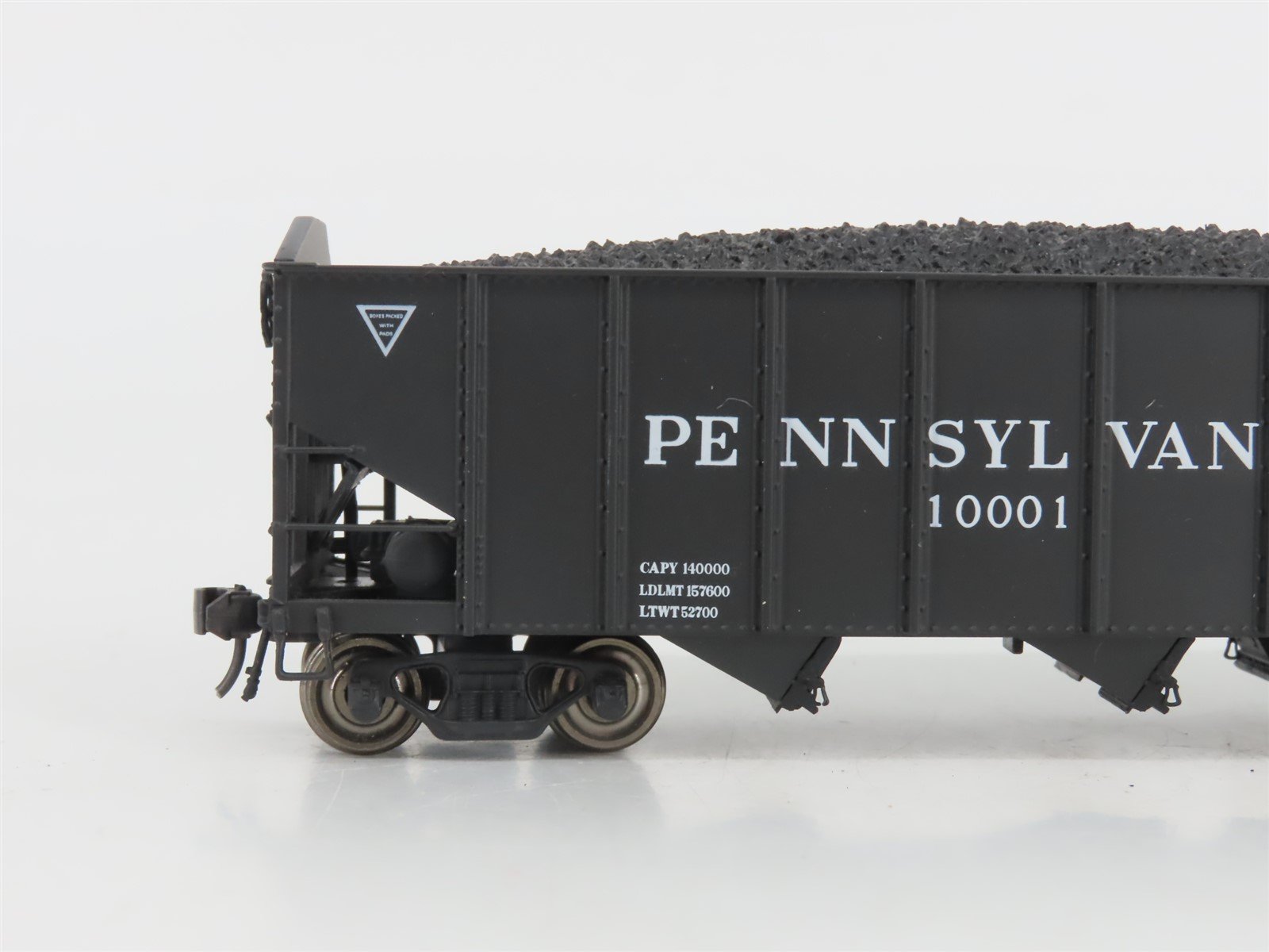 HO Scale Broadway Limited Imports PRR Pennsylvania Railroad 3-Bay Hopper #10001