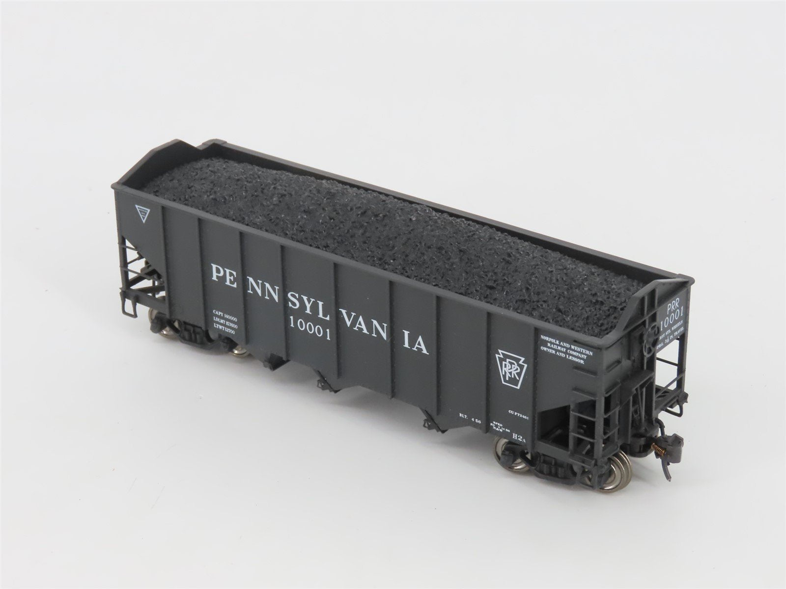 HO Scale Broadway Limited Imports PRR Pennsylvania Railroad 3-Bay Hopper #10001