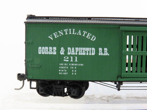 HO Scale Roundhouse MDC 1008 GD Gorre & Daphetid 36' Ventilated Box Car #211