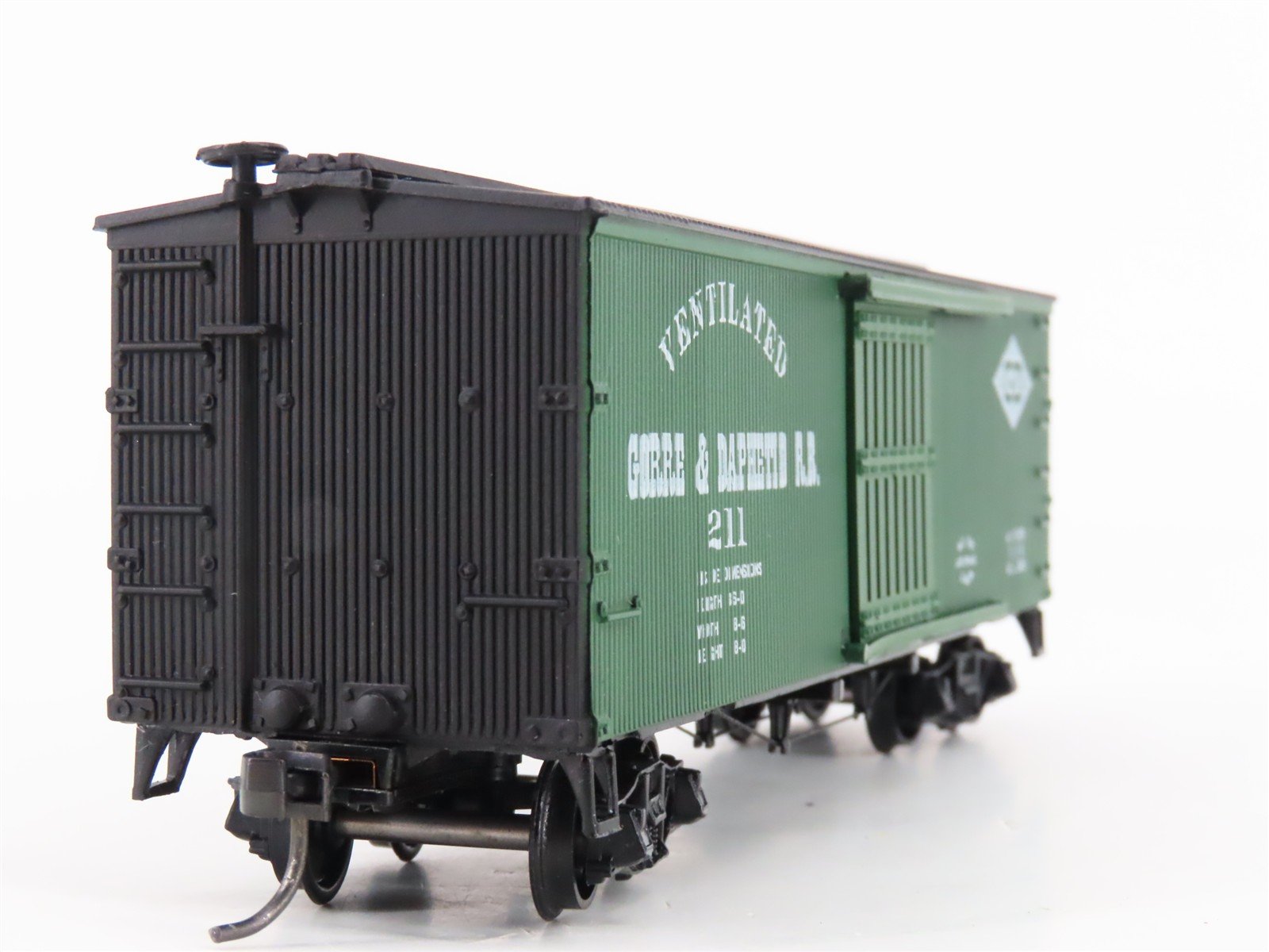 HO Scale Roundhouse MDC 1008 GD Gorre & Daphetid 36' Ventilated Box Car #211