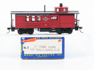 HO Scale Roundhouse MDC 1009 GD Gorre & Daphetid 34' Drover Caboose #9 w/ Figure