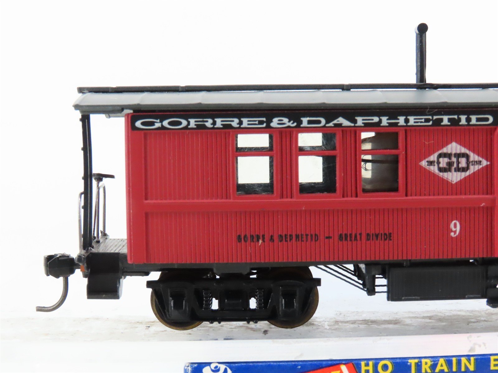 HO Scale Roundhouse MDC 1009 GD Gorre & Daphetid 34' Drover Caboose #9 w/ Figure