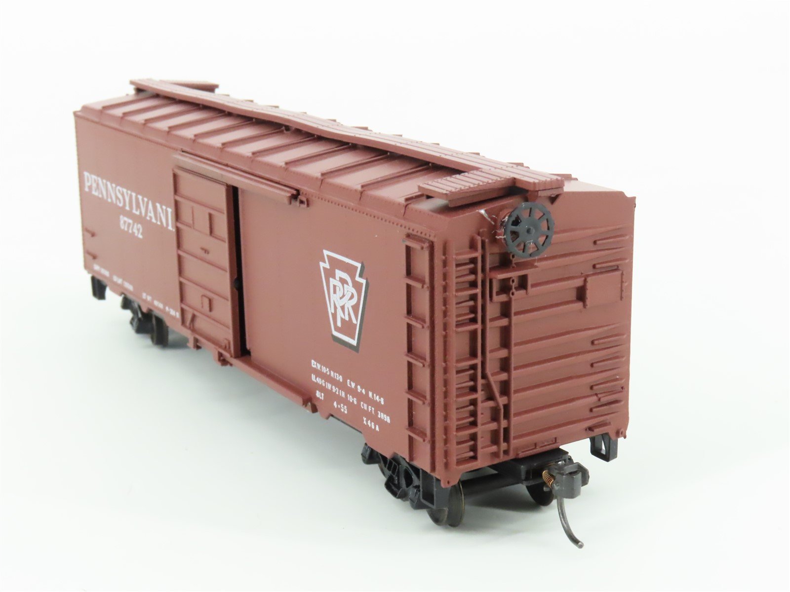 HO Scale Roundhouse MDC 1042 PRR Pennsylvania Single Door 40' Box Car #87742