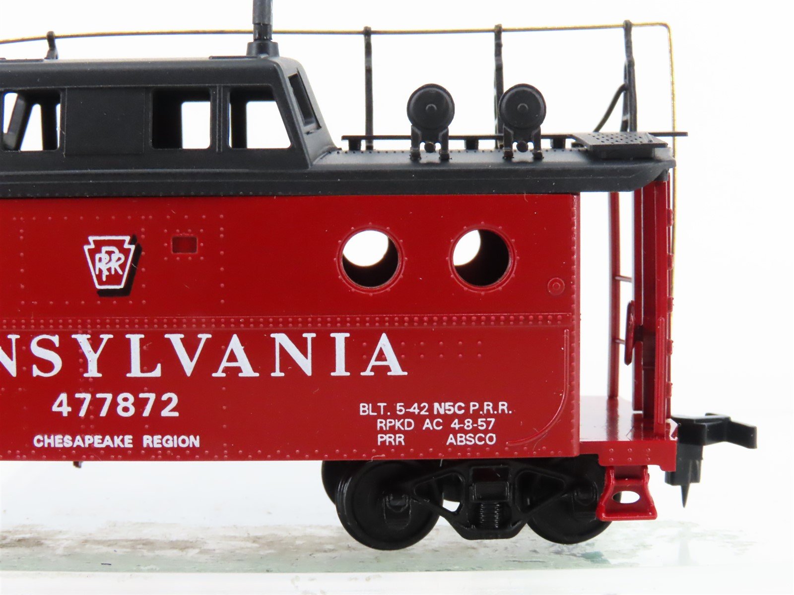 HO Scale Bowser 54014 PRR Pennsylvania Railroad Keystone Caboose #477872