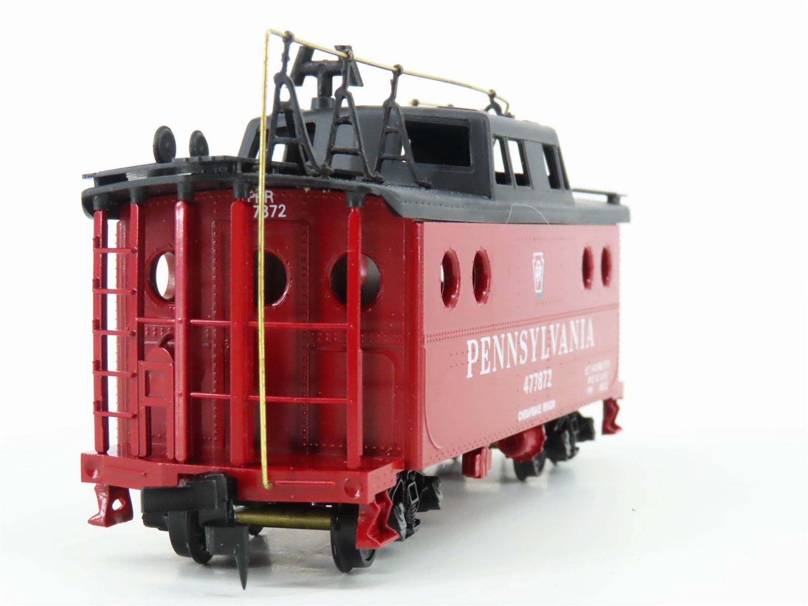 HO Scale Bowser 54014 PRR Pennsylvania Railroad Keystone Caboose #477872