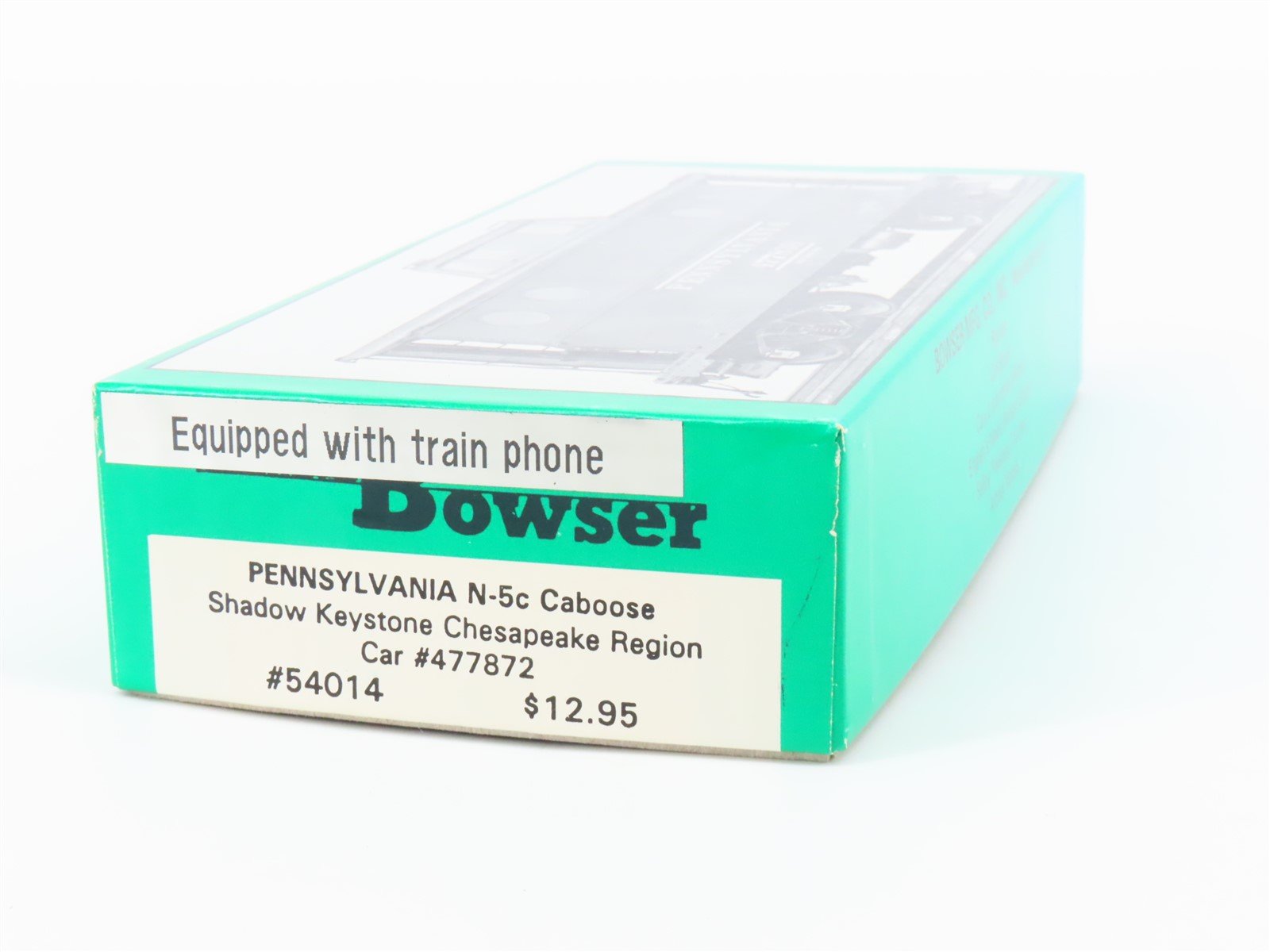 HO Scale Bowser 54014 PRR Pennsylvania Railroad Keystone Caboose #477872