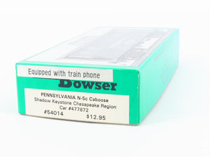 HO Scale Bowser 54014 PRR Pennsylvania Railroad Keystone Caboose #477872