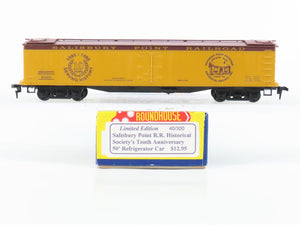 HO Scale Roundhouse 40/300 SPRRHS Salisbury Point 10 Years 50' Reefer #8595