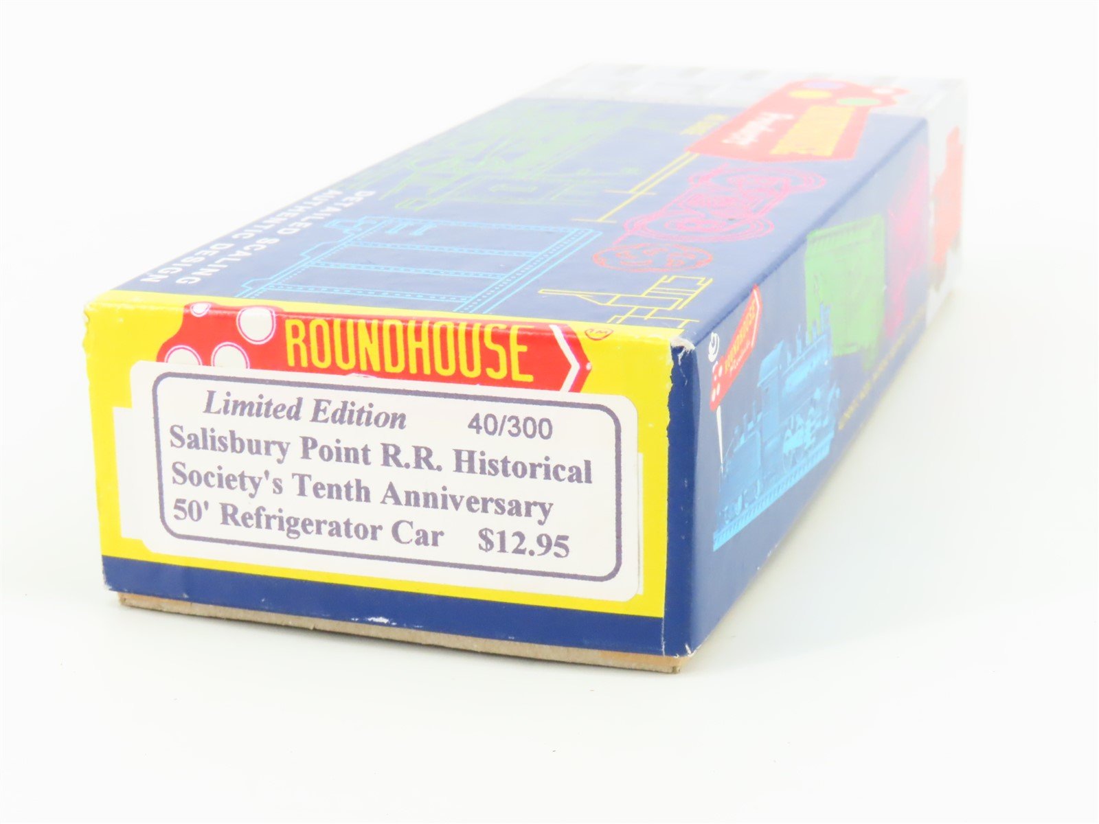 HO Scale Roundhouse 40/300 SPRRHS Salisbury Point 10 Years 50' Reefer #8595