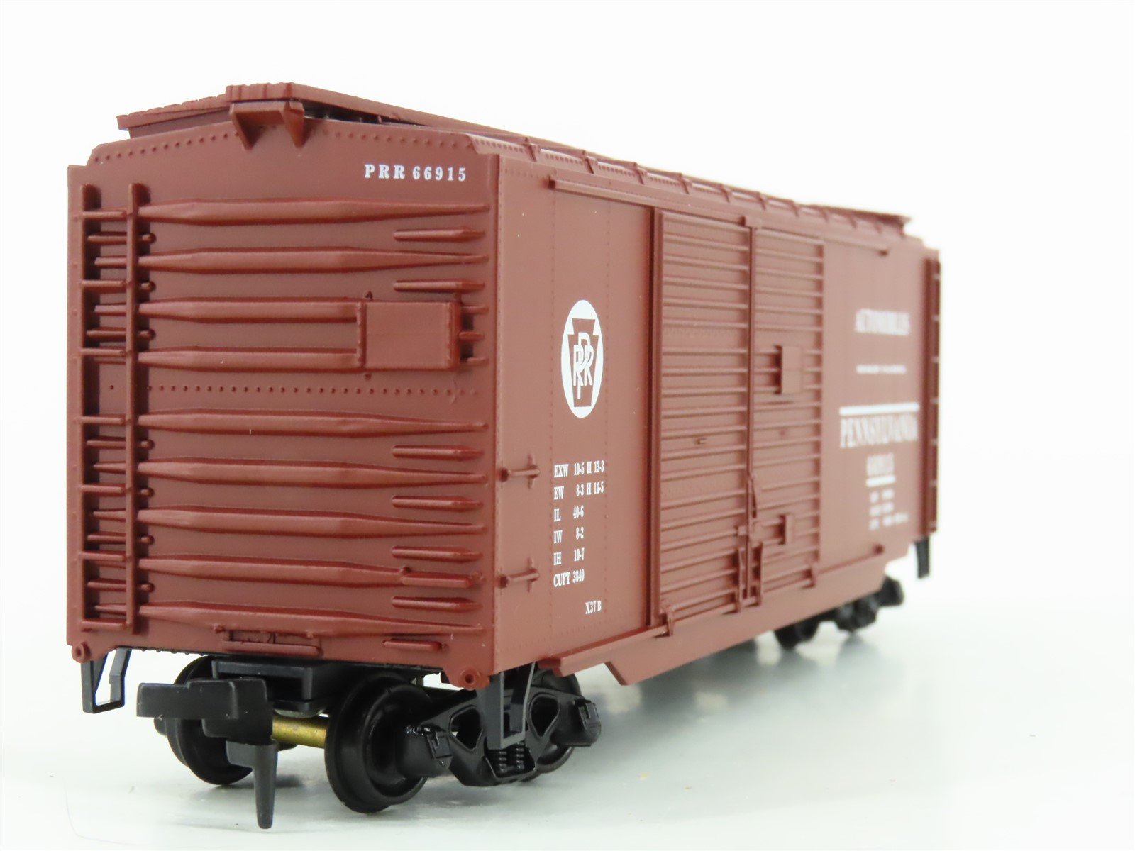 HO Scale Roundhouse 20608 PRR Pennsylvania 40' Double Door Box Car #66915
