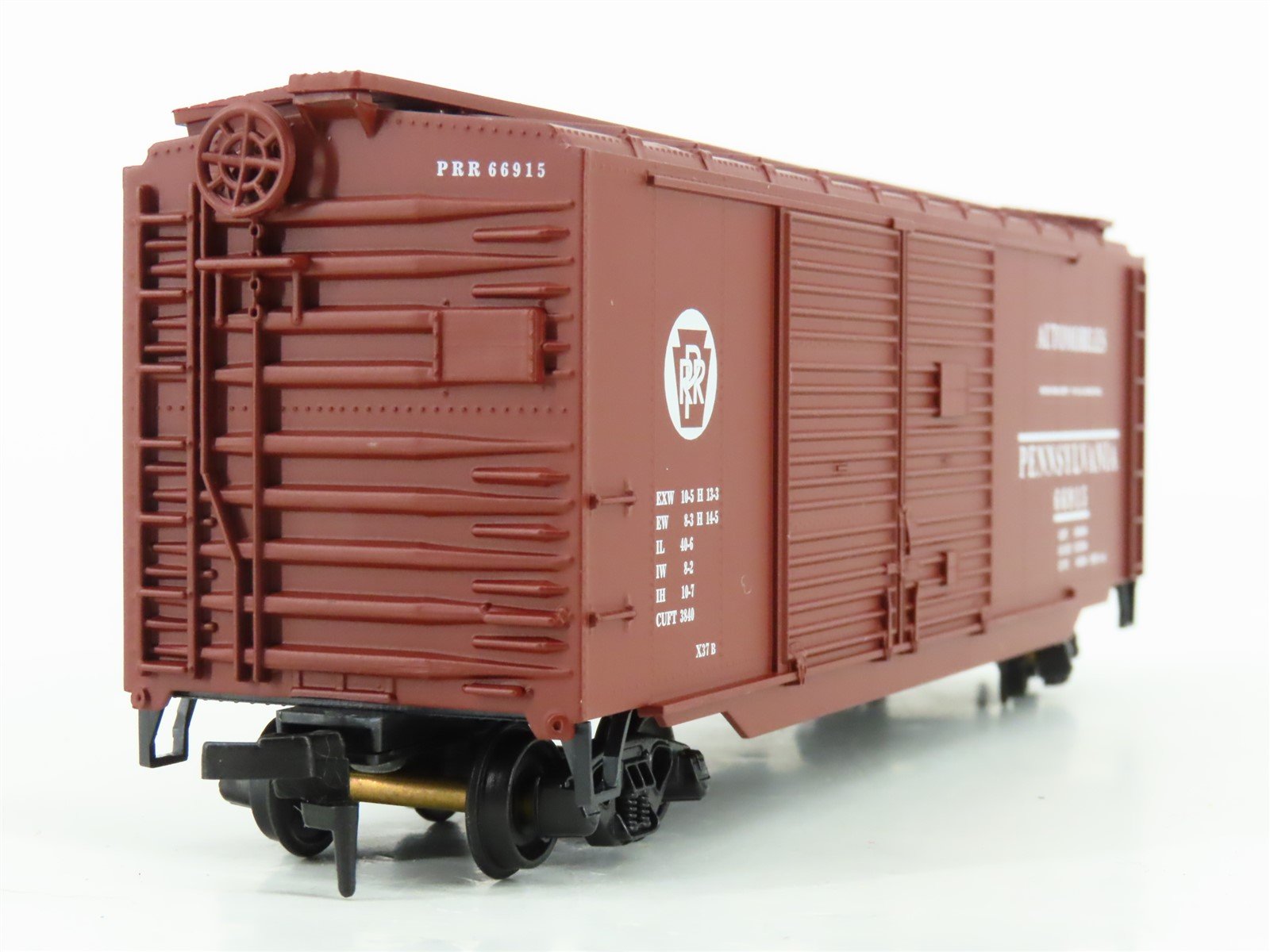 HO Scale Roundhouse 20608 PRR Pennsylvania 40' Double Door Box Car #66915