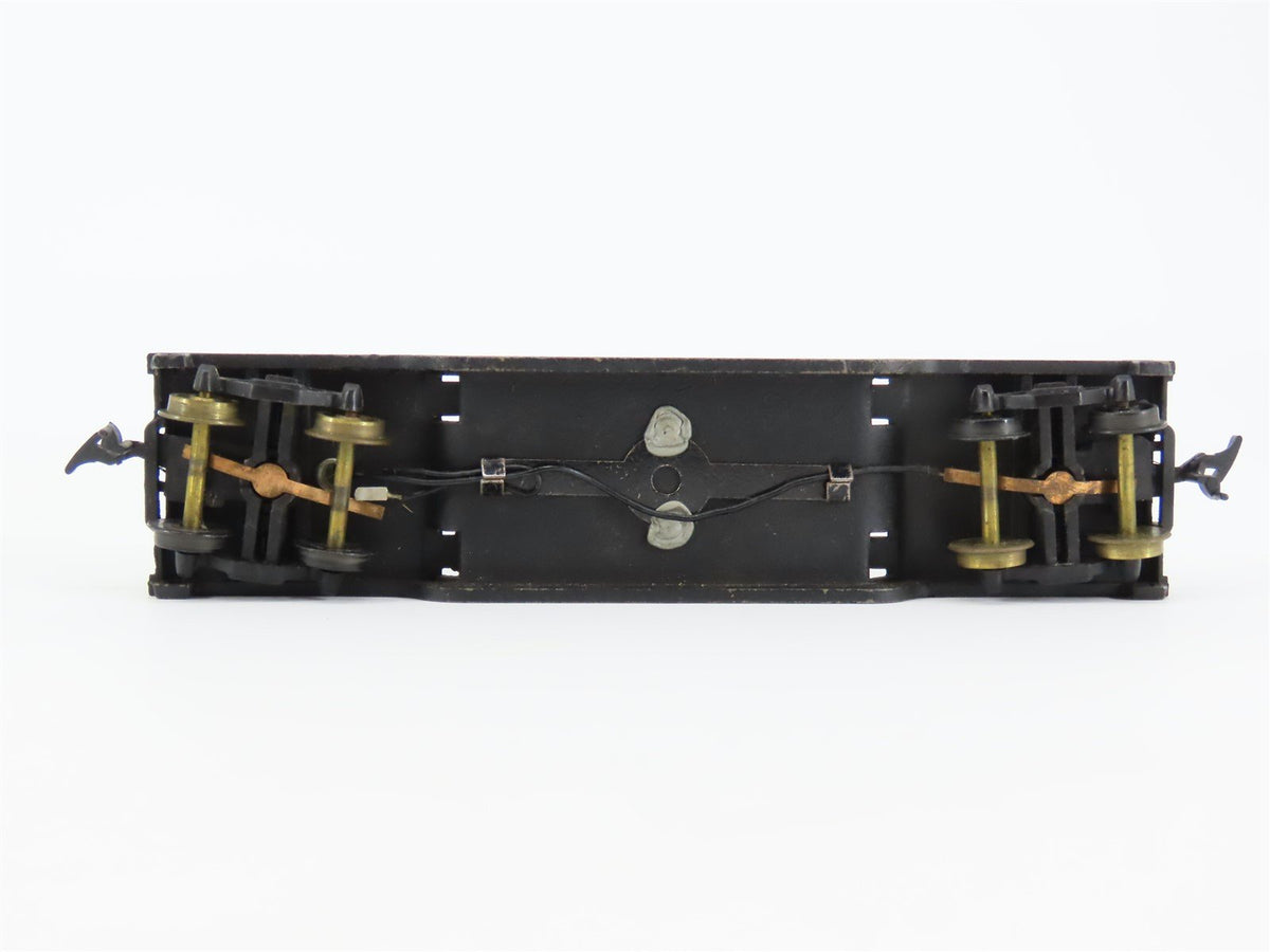 HO Scale Marx 6118 WECX Westinghouse 40&#39; Depressed Center Flat Car #128 - CUSTOM