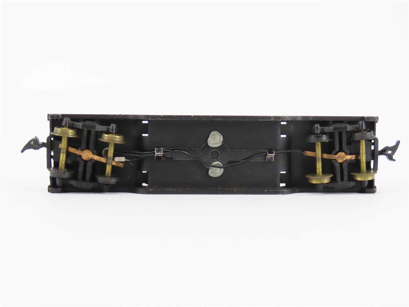 HO Scale Marx 6118 WECX Westinghouse 40' Depressed Center Flat Car #128 - CUSTOM