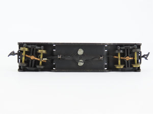 HO Scale Marx 6118 WECX Westinghouse 40' Depressed Center Flat Car #128 - CUSTOM