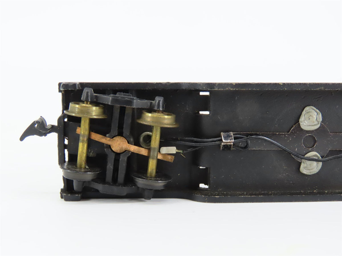 HO Scale Marx 6118 WECX Westinghouse 40&#39; Depressed Center Flat Car #128 - CUSTOM