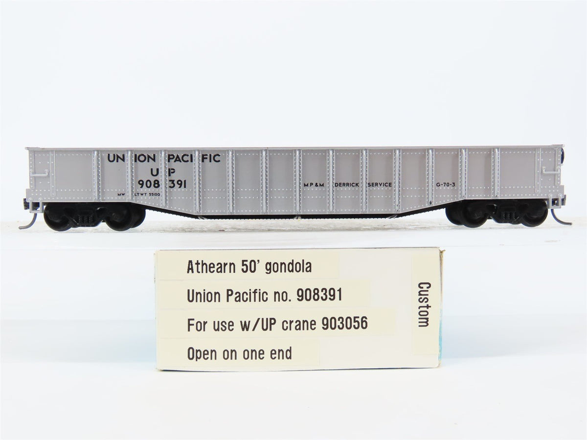 HO Scale Athearn 1127 UP Union Pacific 50&#39; Gondola #908391