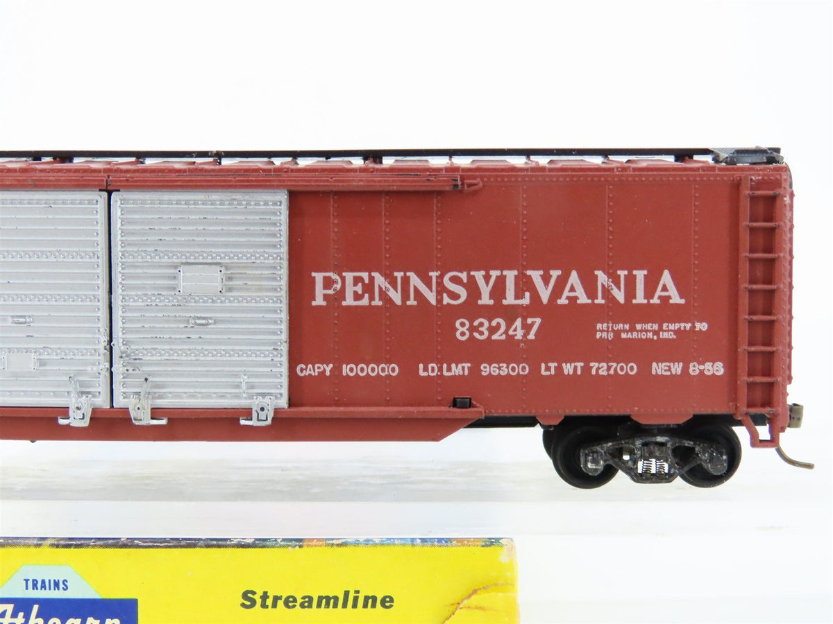 HO Scale Athearn 1238 PRR Pennsylvania 50&#39; Double Door Auto Box Car #83247