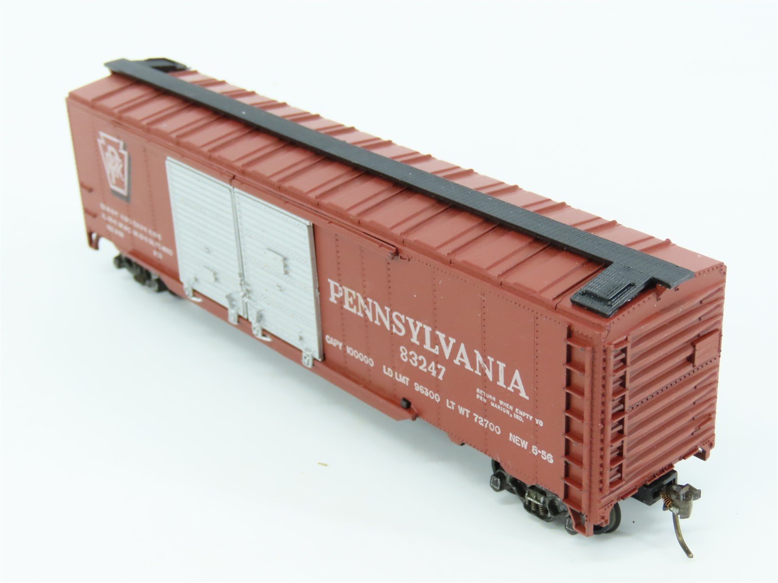 HO Scale Athearn 1238 PRR Pennsylvania 50' Double Door Auto Box Car #83247