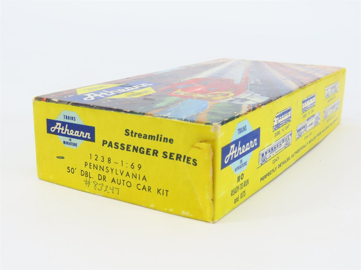 HO Scale Athearn 1238 PRR Pennsylvania 50&#39; Double Door Auto Box Car #83247