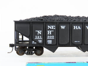 HO Scale Athearn 5447 NH New Haven 2-Bay Hopper #121300 w/ Load - CUSTOM