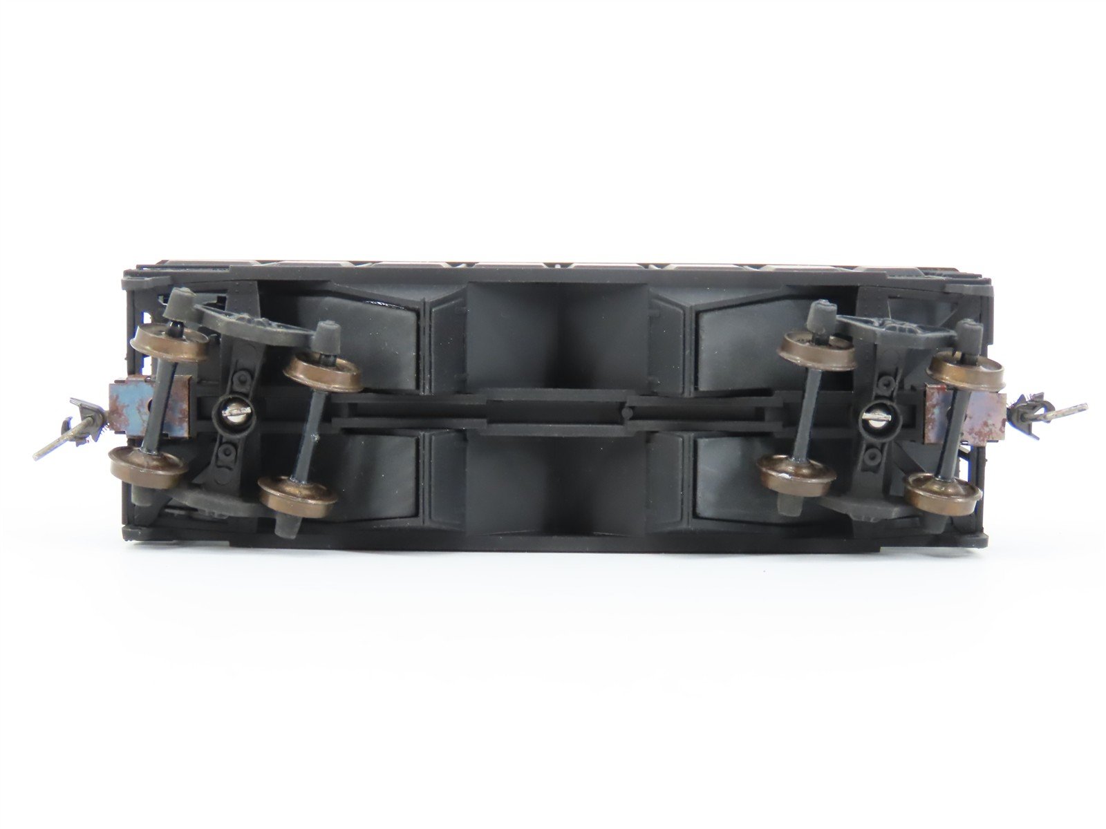 HO Scale Athearn 5447 NH New Haven 2-Bay Hopper #121300 w/ Load - CUSTOM