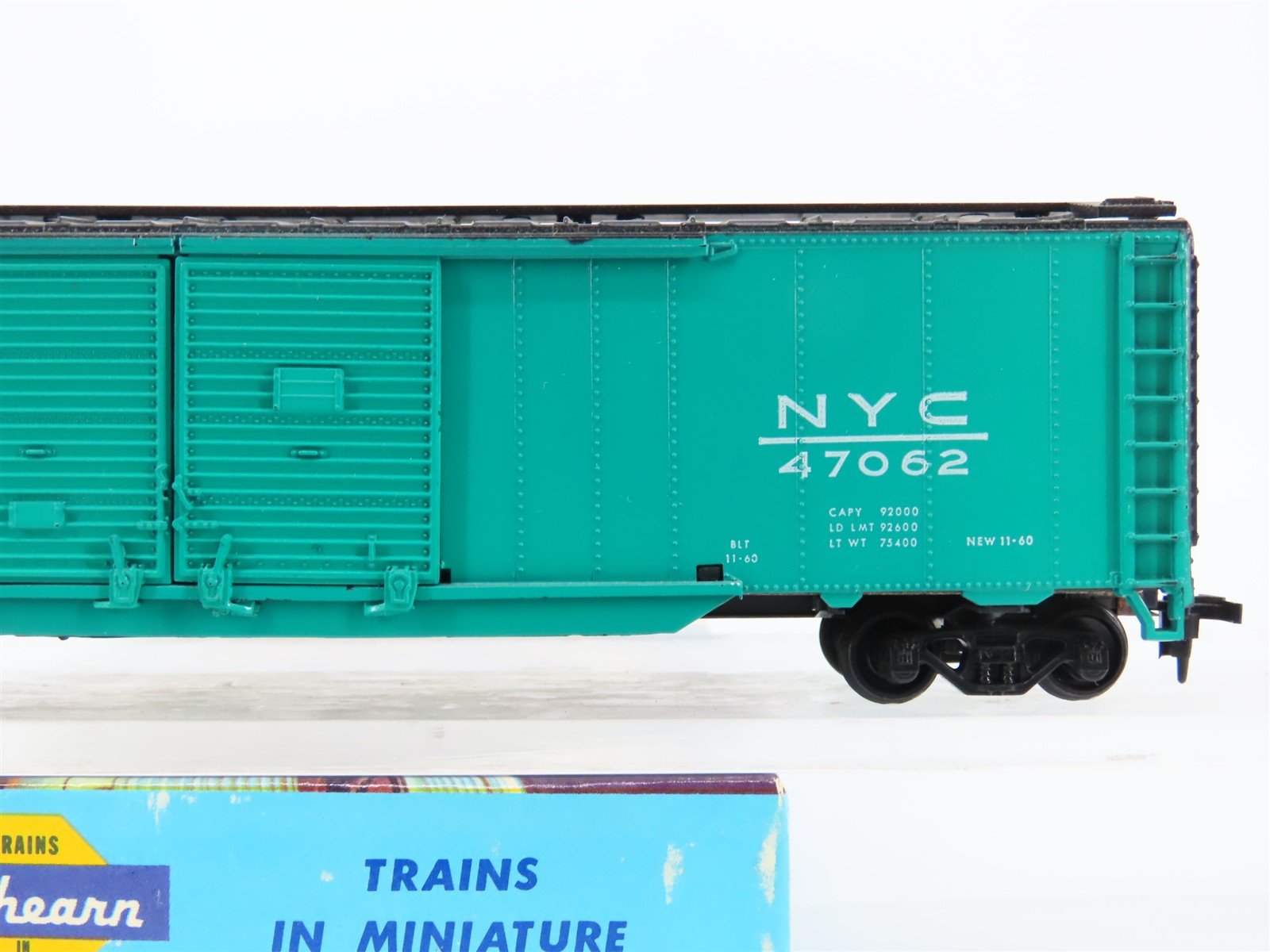 HO Scale Athearn 1316 NYC New York Central 50' Double Door Box Car #47062