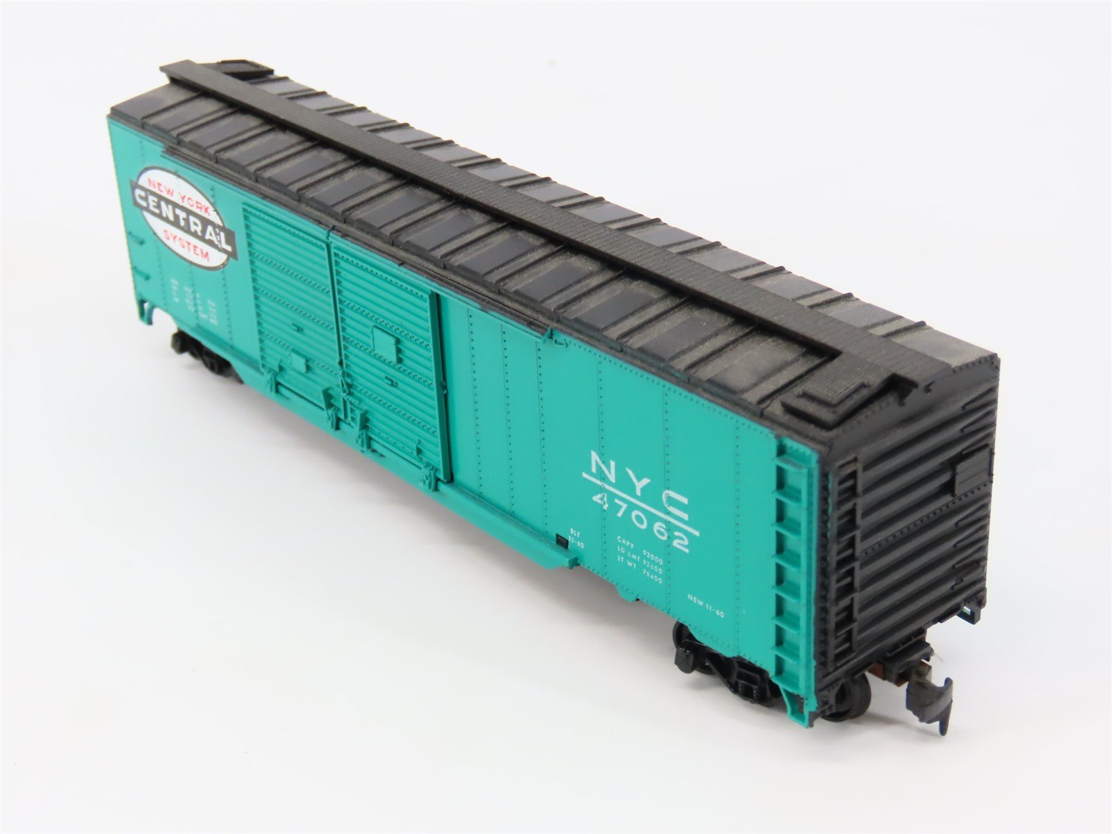 HO Scale Athearn 1316 NYC New York Central 50' Double Door Box Car #47062