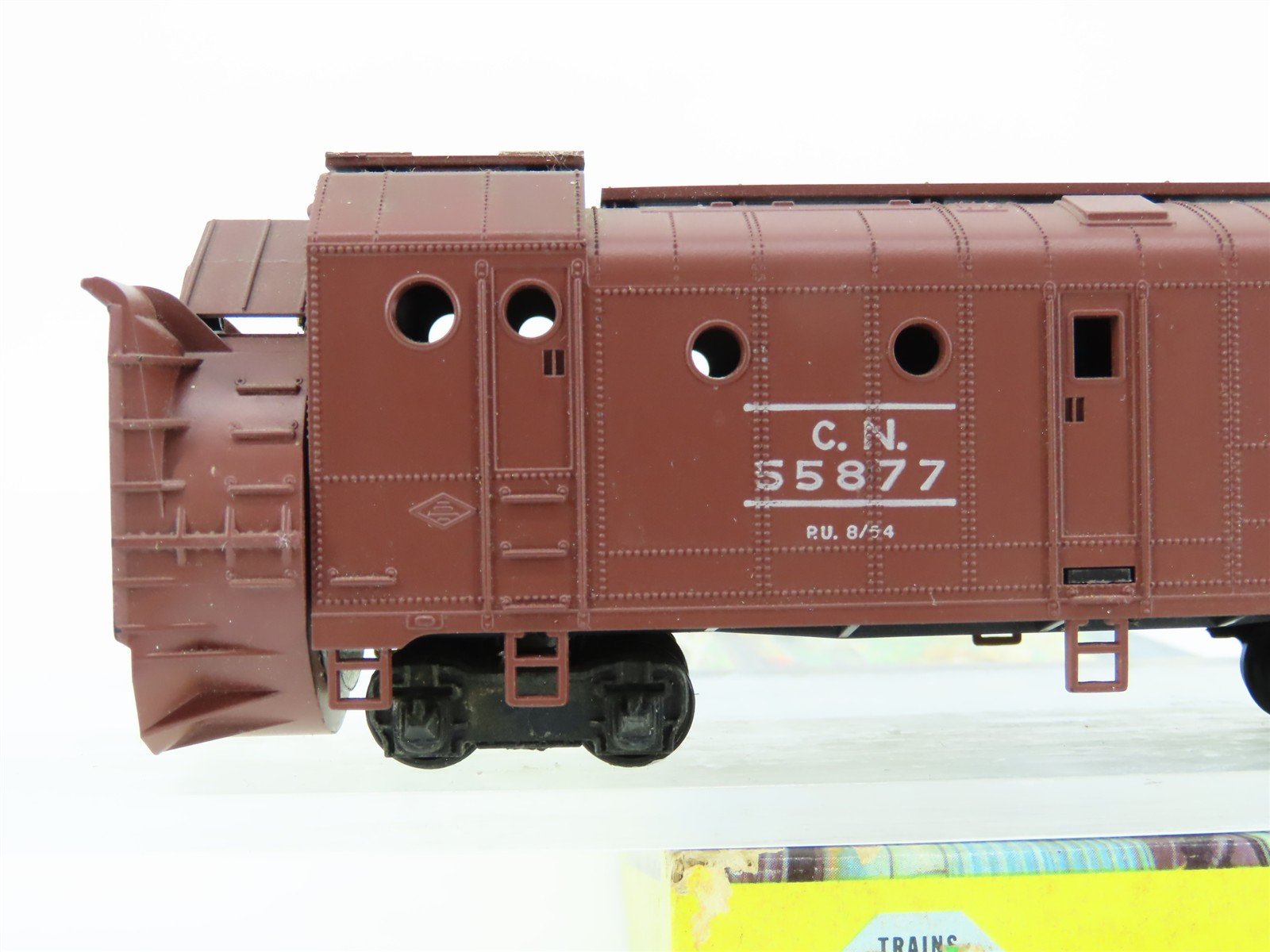 HO Scale Athearn CN Canadian National Rotary Snow Plow #55877