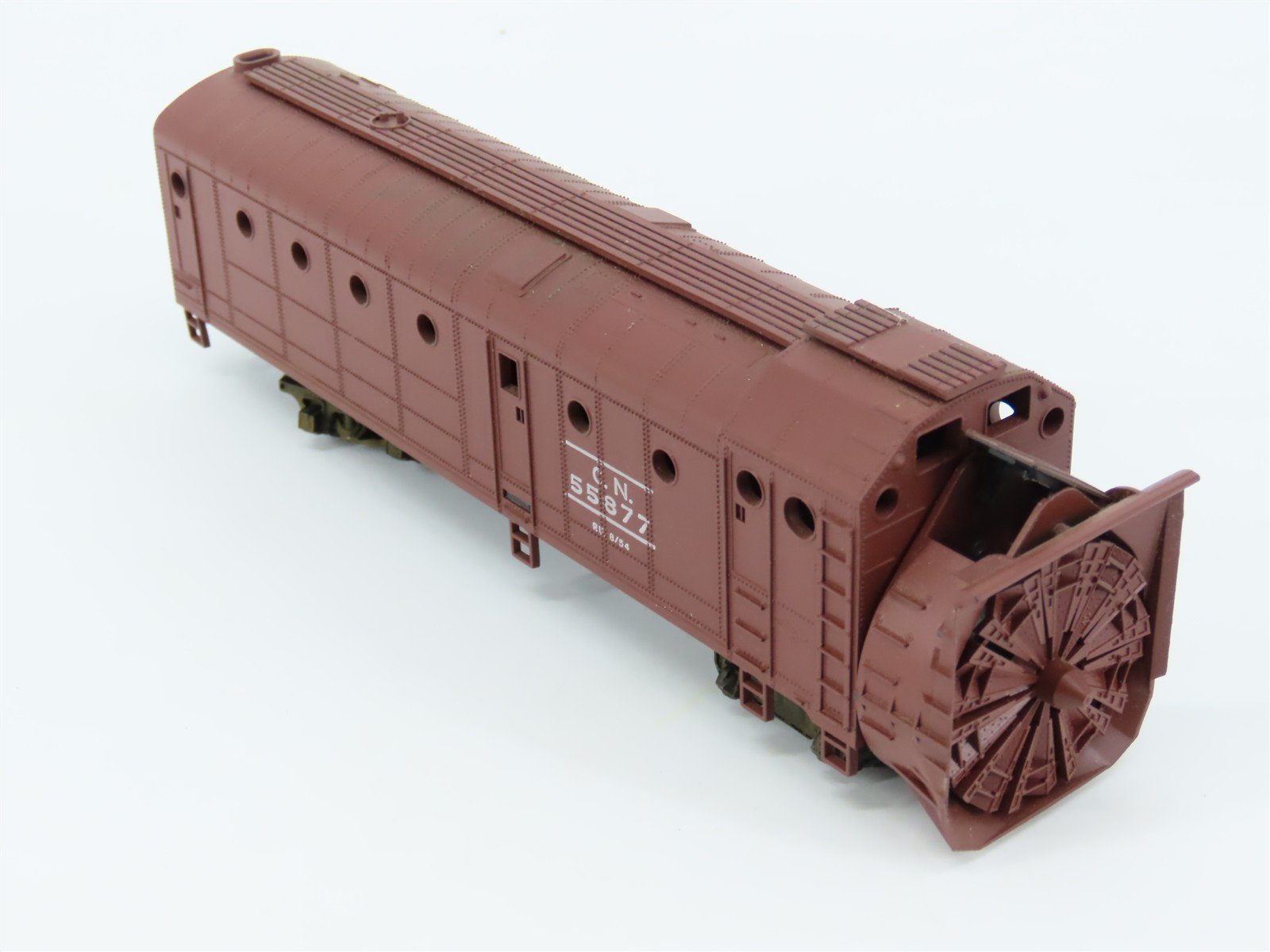 HO Scale Athearn CN Canadian National Rotary Snow Plow #55877