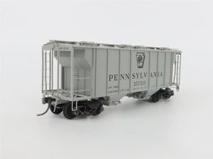 HO Scale Kadee 8327 PRR Pennsylvania Railroad 2-Bay Covered Hopper #257213
