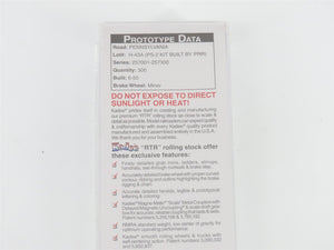 HO Scale Kadee 8327 PRR Pennsylvania Railroad 2-Bay Covered Hopper #257213