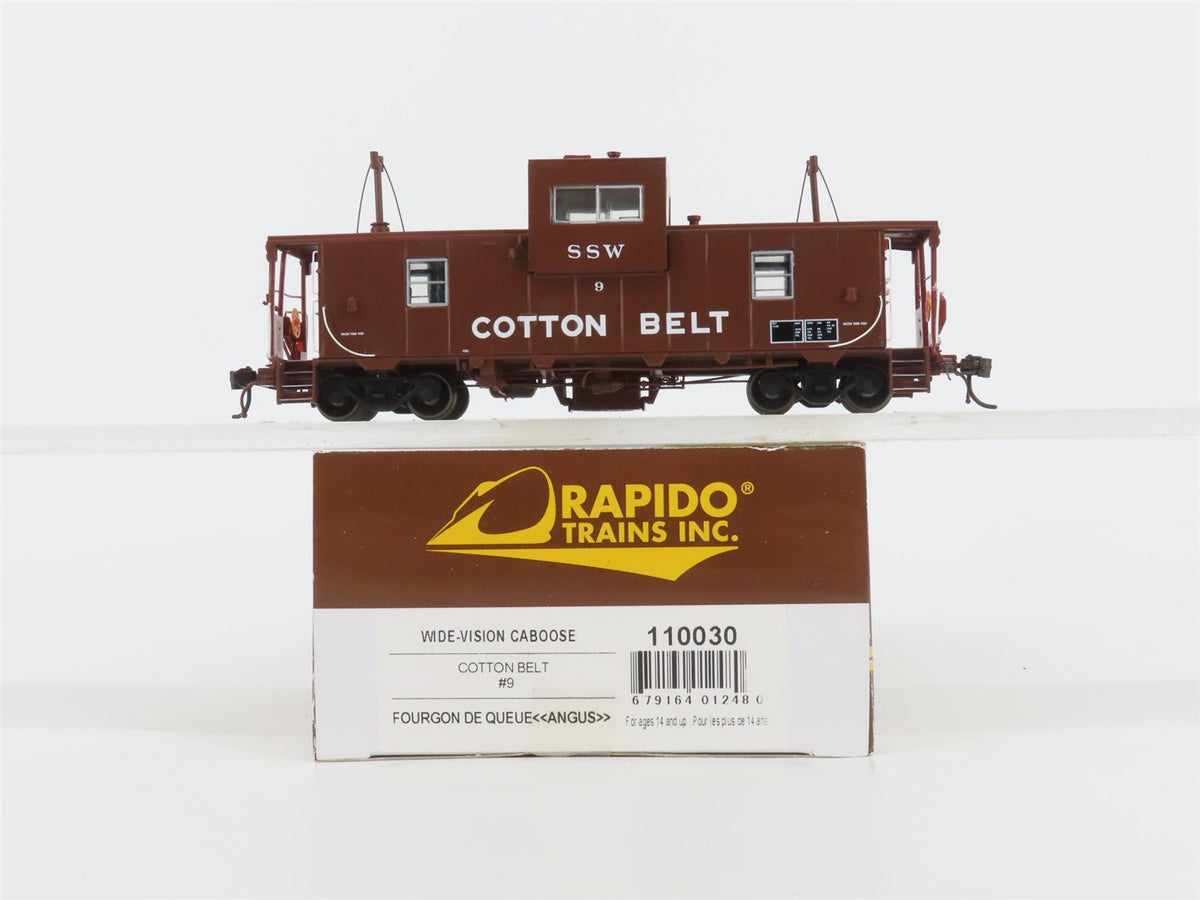 HO Scale Rapido 110030 SSW Cotton Belt Wide Vision Caboose #9