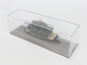 HO Scale Roco Minitanks 841 DB Rlmmps & GEPARD Flat Car w/ Tank