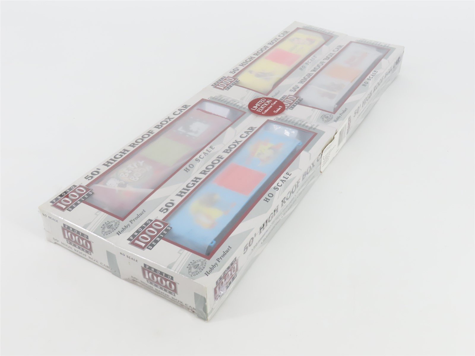 HO Scale PROTO 1000 #8718 King Features Syndicate Box Car 4-Pack - Sealed