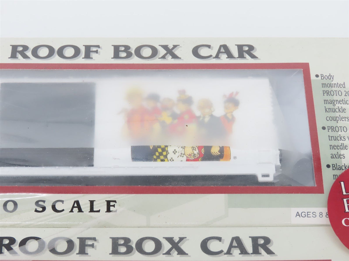 HO Scale PROTO 1000 #8673 Tribune Media Services Box Car 4-Pack - Sealed